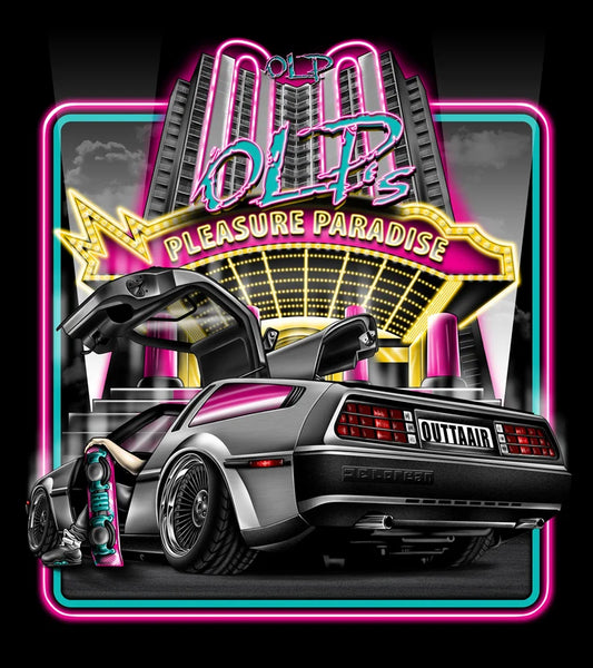 Back To The Future "OUTTAAIR" Stickers