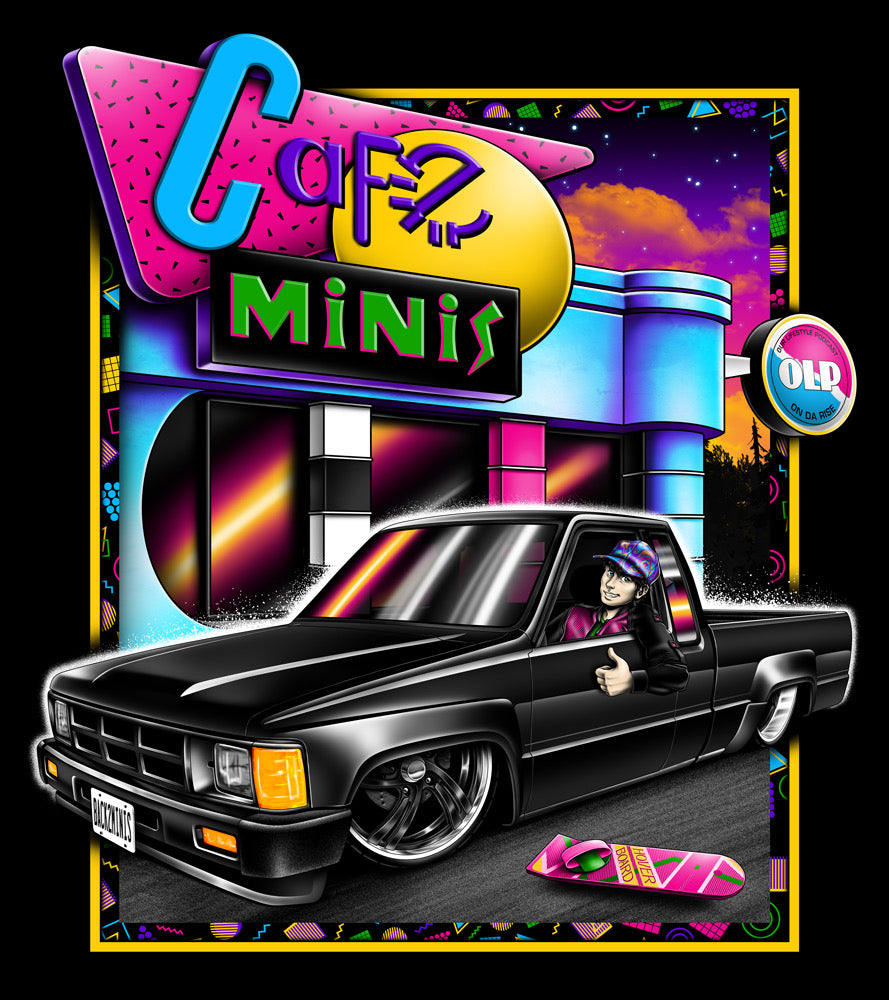 Sticker Pack - BTTF II Themed Toyota XtraCab - If Marty Was A Mini Trucker