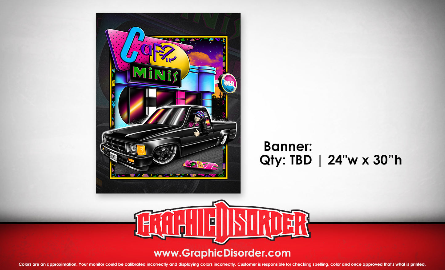 Banner - BTTF II Themed Toyota XtraCab - If Marty Was A Mini Trucker