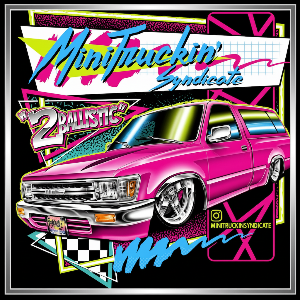 Mini Truckin' Syndicate - "2 Ballistic" Banner