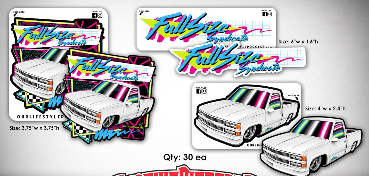 Saved by the Full-Size Syndicate (OLP) - Sticker Pack