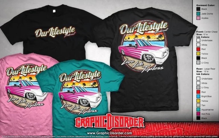 Spring Splash Convertible Mazda Shirt