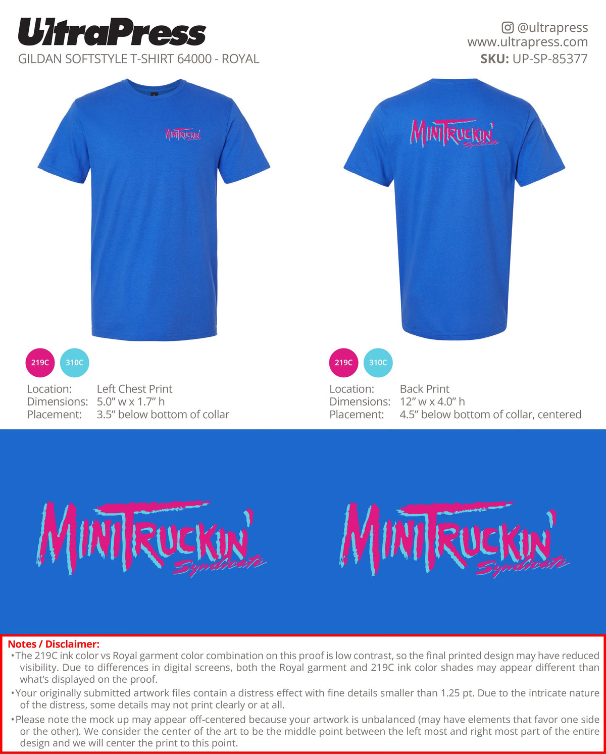 MiniTruckin Blue Super Soft Shirt - Vintage Style